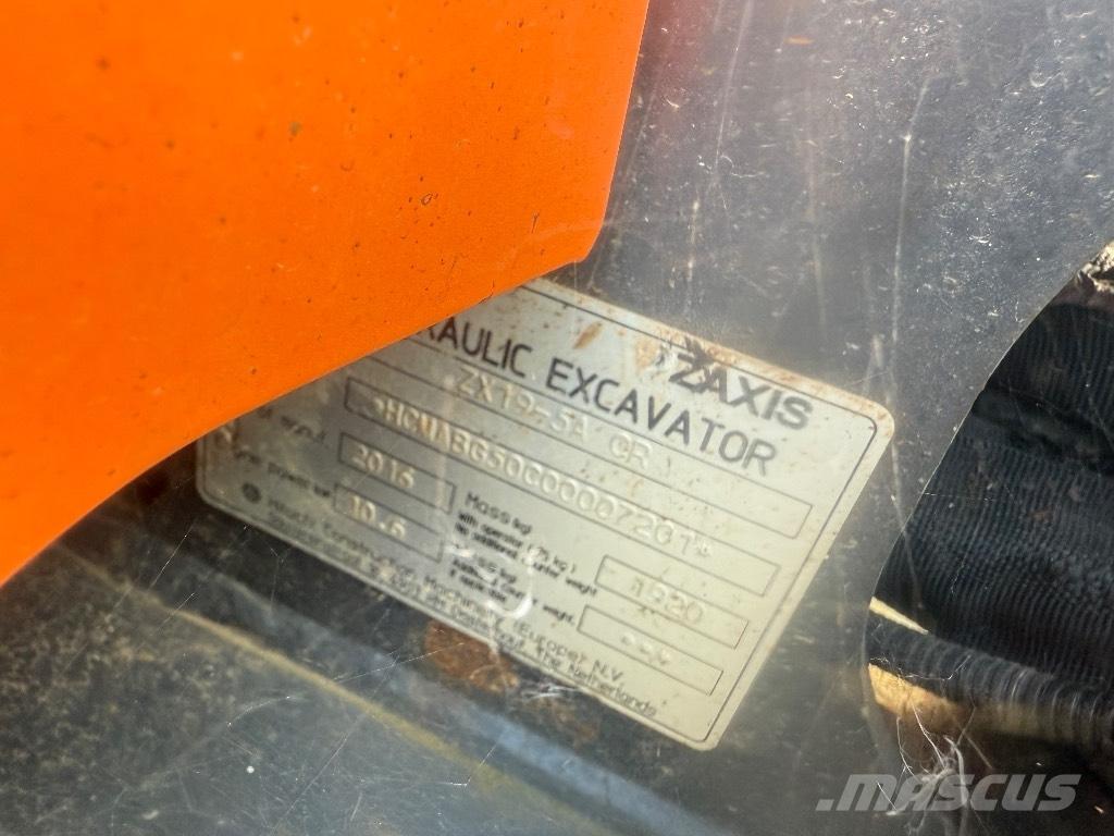 Hitachi ZX 19-5 Mini ekskavatoriai < 7 t