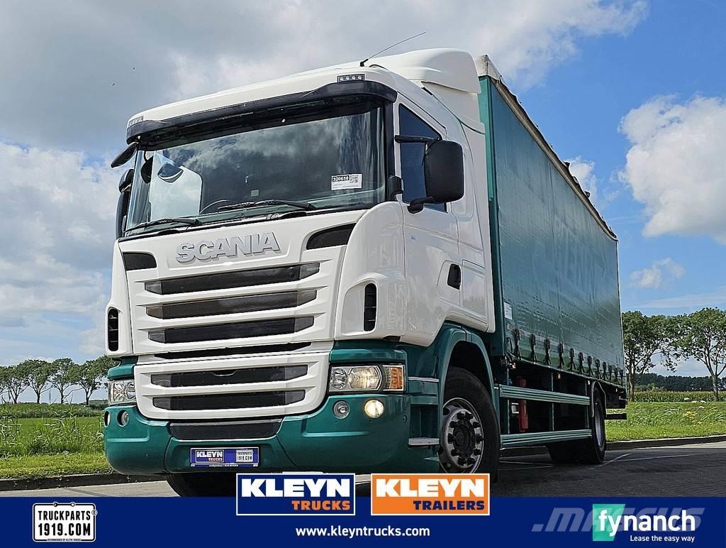 Scania G320 Priekabos su tentu