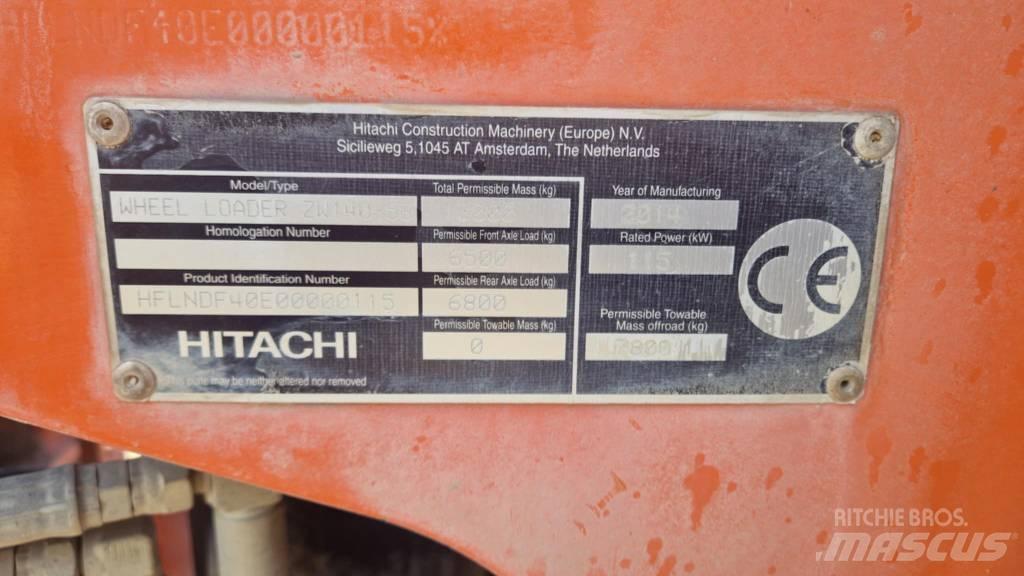 Hitachi ZW 140 Naudoti ratiniai krautuvai