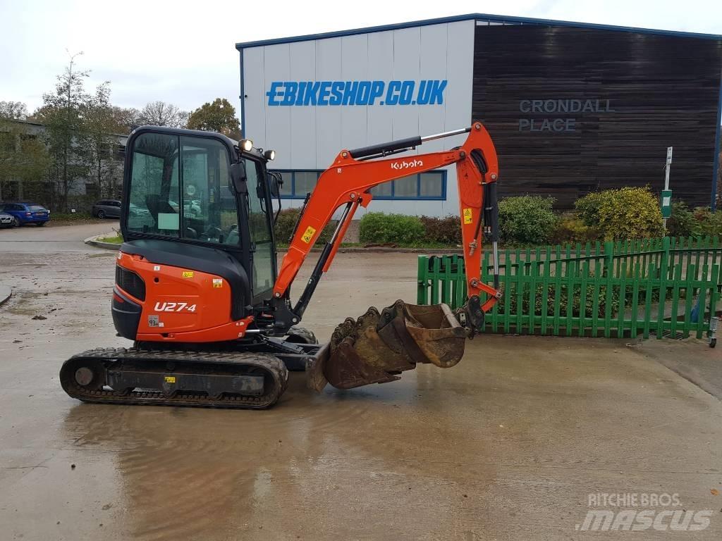 Kubota U27-4 Mini ekskavatoriai < 7 t