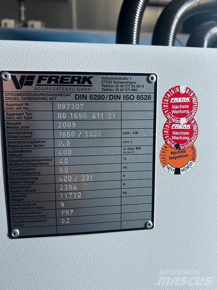 MTU 1650 KVA Dyzeliniai generatoriai
