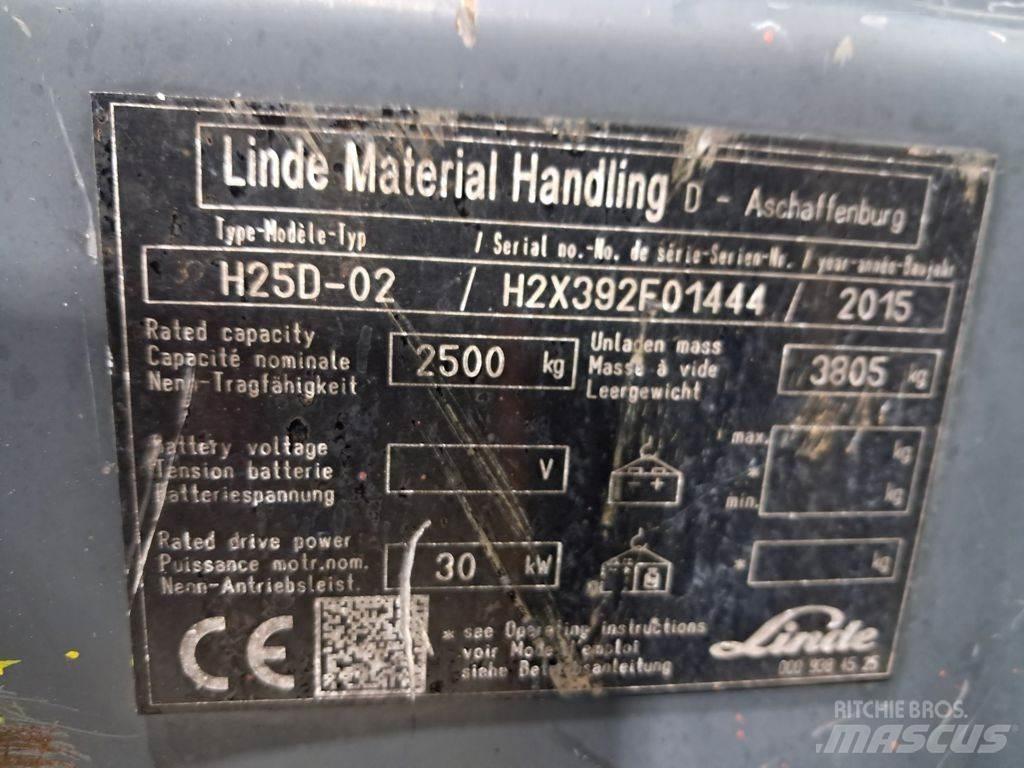 Linde H25D-02 Dyzeliniai krautuvai