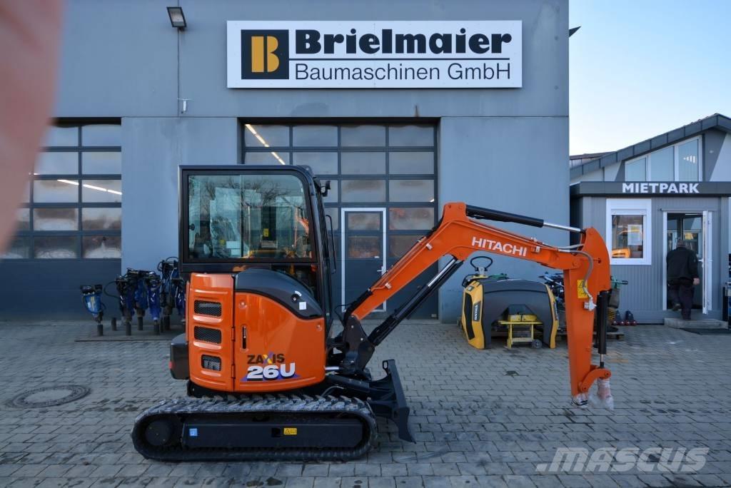 Hitachi ZX 26 U-6 Mini ekskavatoriai < 7 t