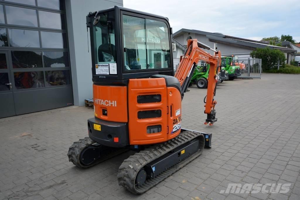 Hitachi ZX 26 U-6 Mini ekskavatoriai < 7 t