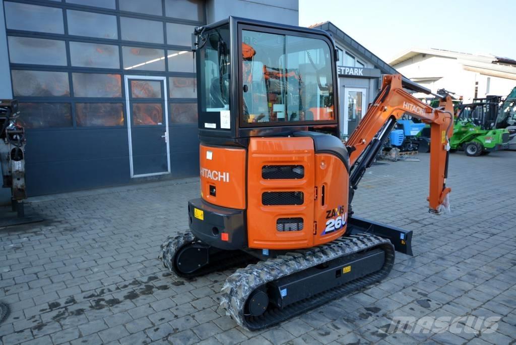 Hitachi ZX 26 U-6 Mini ekskavatoriai < 7 t