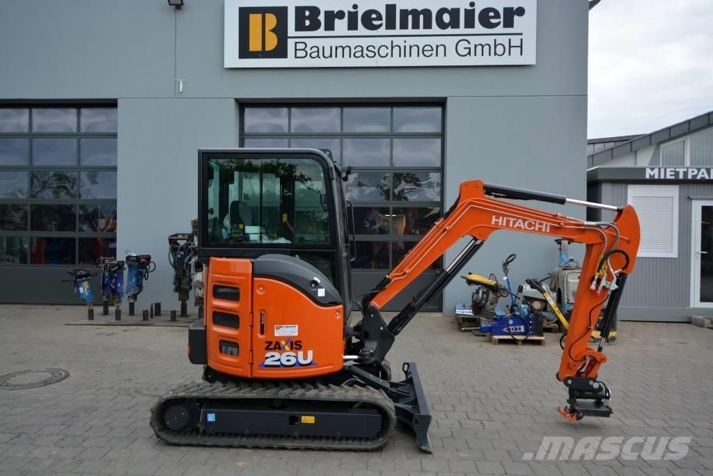 Hitachi ZX 26 U-6 Mini ekskavatoriai < 7 t