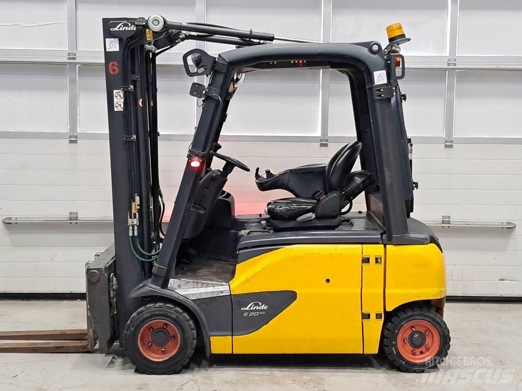 Linde E20PL-02 Elektriniai šakiniai krautuvai