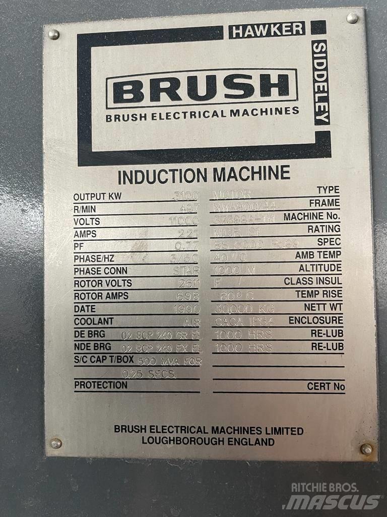  Brush 3100kW Motor Varikliai ir pavaros