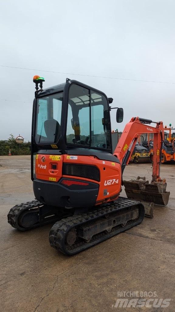 Kubota U 27-4 Mini ekskavatoriai < 7 t