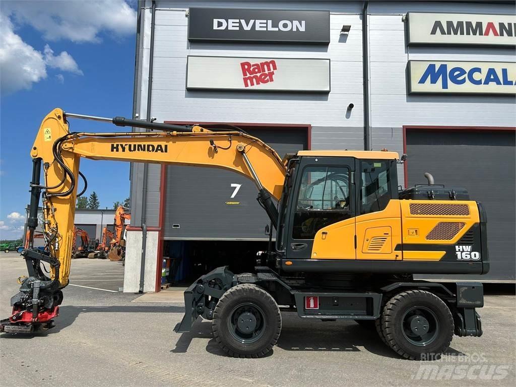 Hyundai HW160 Ratiniai ekskavatoriai