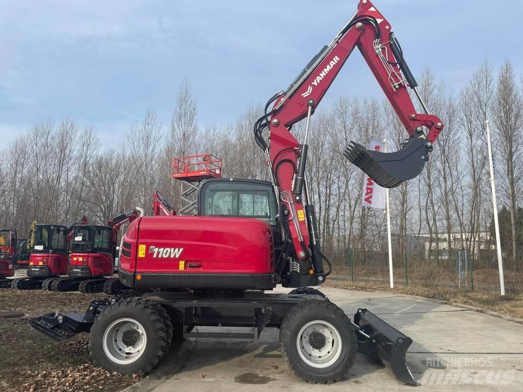 Yanmar B110W Ratiniai ekskavatoriai