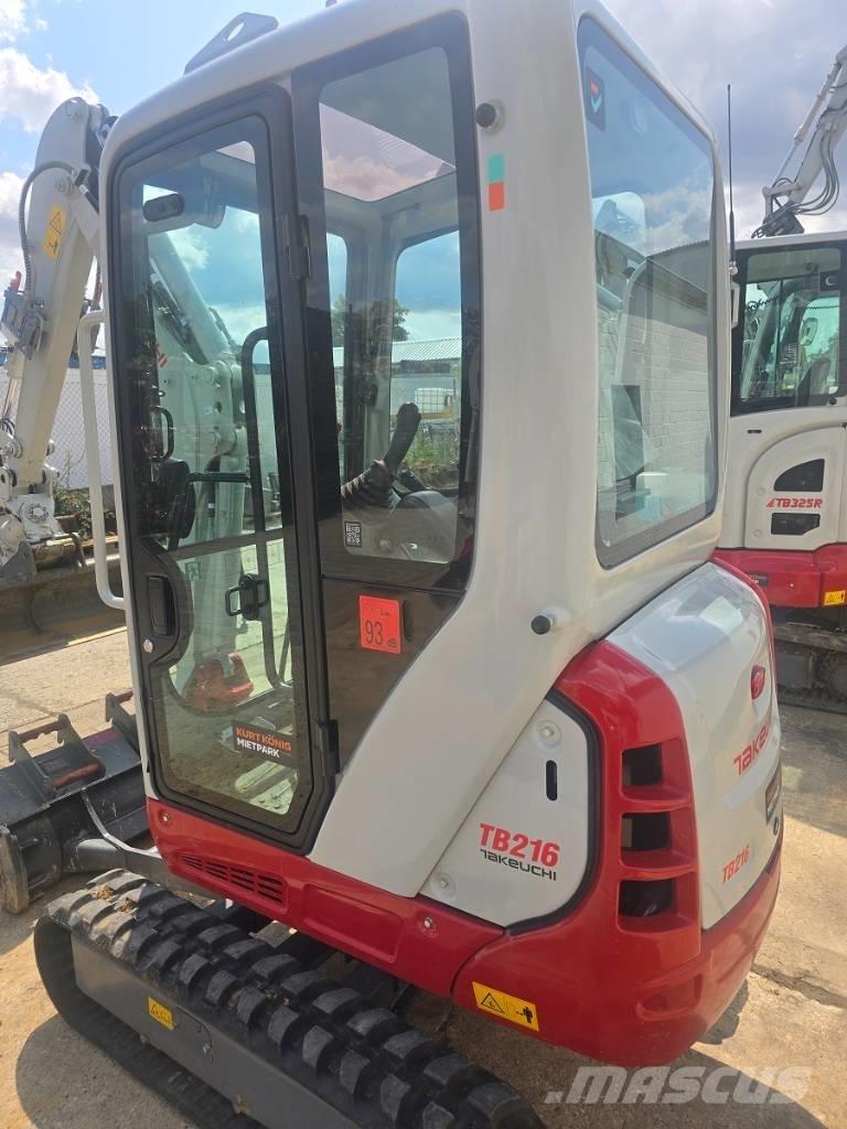 Takeuchi TB 216 A Mini ekskavatoriai < 7 t
