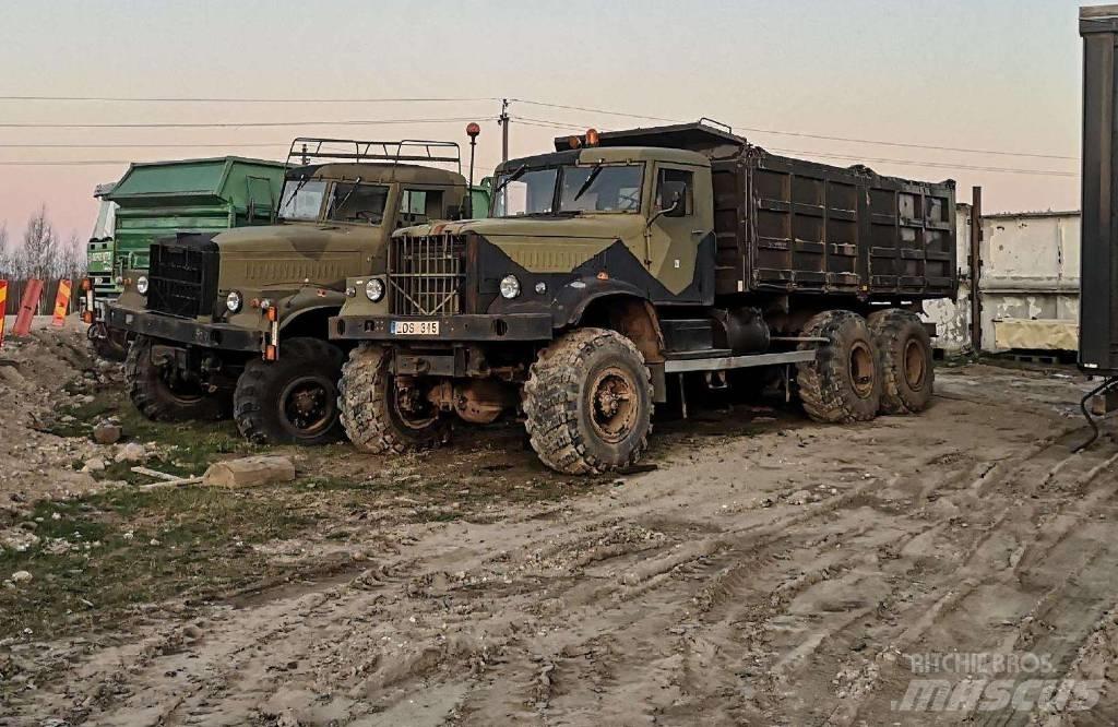 Kraz 6x6 Savivarčių priekabų vilkikai