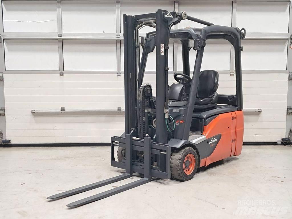 Linde E16-02 Elektriniai šakiniai krautuvai