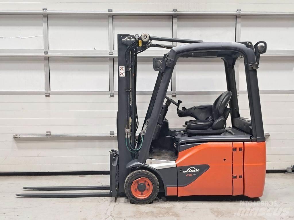 Linde E16-02 Elektriniai šakiniai krautuvai