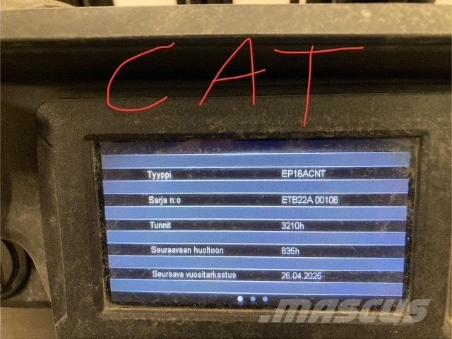 CAT EP 16 ACNT Elektriniai šakiniai krautuvai