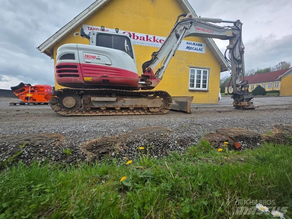 Takeuchi TB 290 Vidutinės galios ekskavatoriai 7-12 t