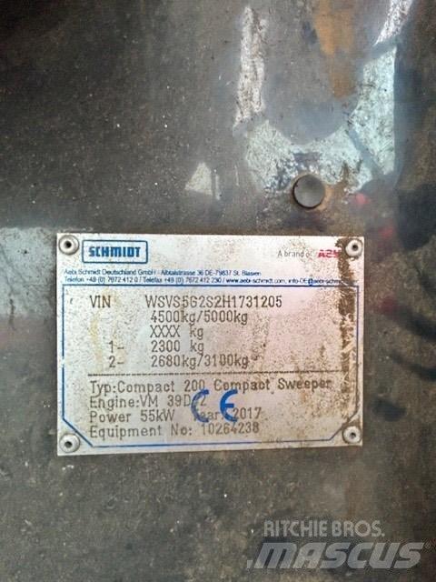 Schmidt Compact 200 Šlavimo technika