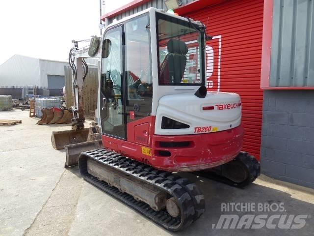 Takeuchi TB 260 Mini ekskavatoriai < 7 t