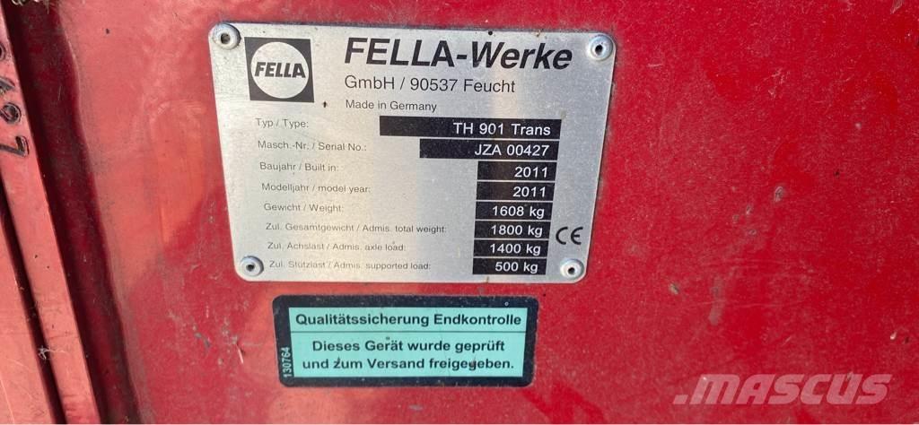 Fella TH901 trans Šieno grėbliai ir vartytuvai