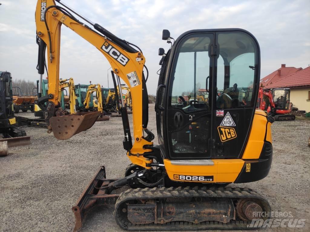 JCB 8026 CTS Mini ekskavatoriai < 7 t