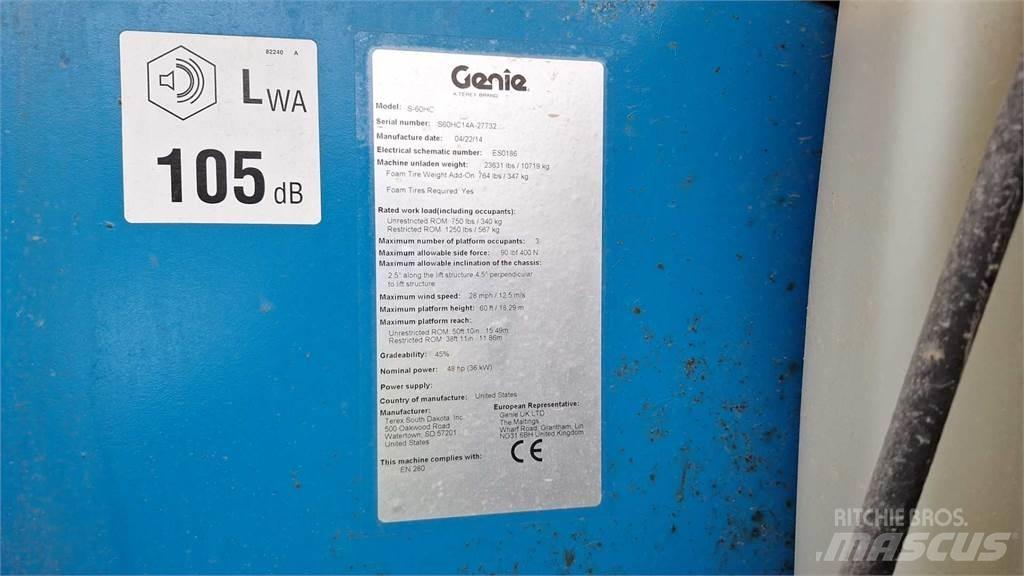 Genie S60HCE Teleskopiniai keltuvai