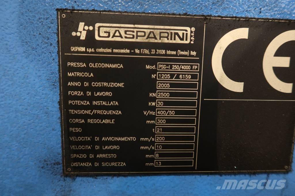  Gasparini PSG 250 Statyba - Kita