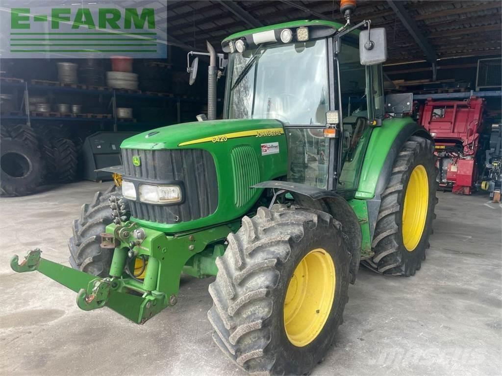 John Deere 6420 se Traktoriai