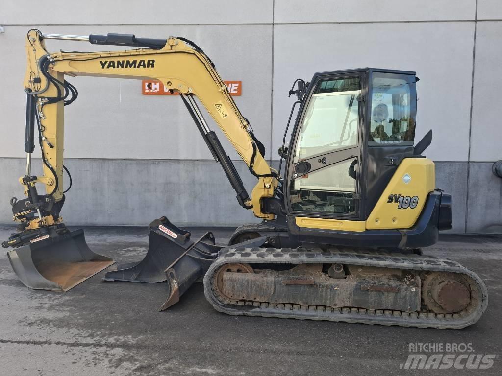 Yanmar SV 100-2A Vidutinės galios ekskavatoriai 7-12 t