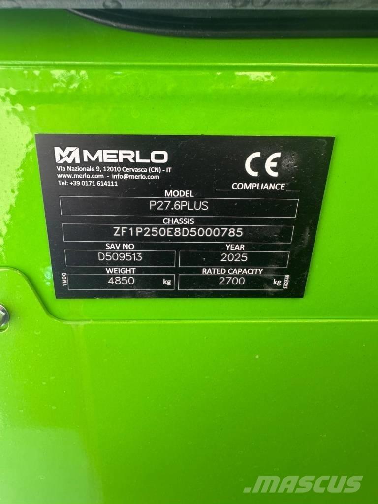 Merlo P 27.6 Plus Teleskopiniai krautuvai