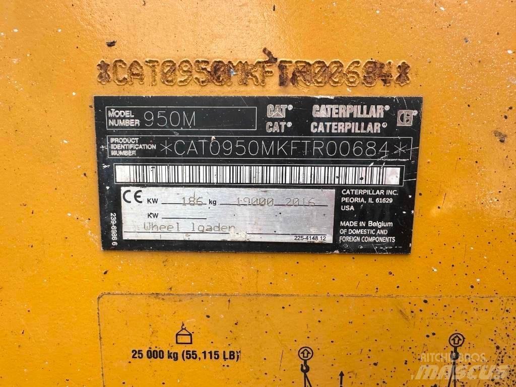 CAT 950M Naudoti ratiniai krautuvai