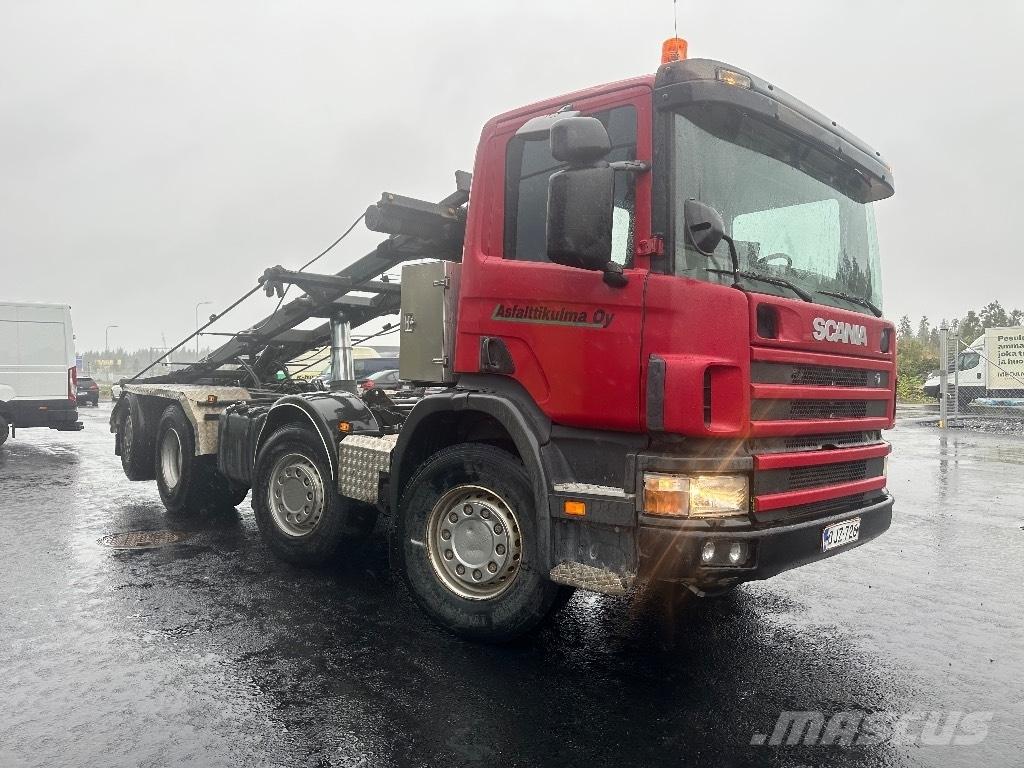 Scania P114 8x2*6 Savivarčiai su kabeliniu keltuvu