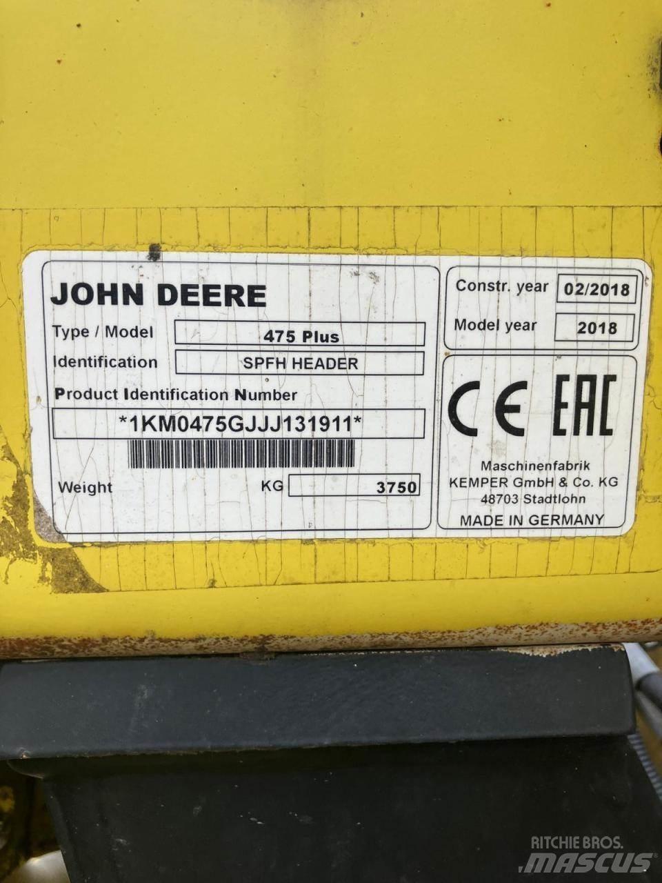 John Deere 8500 Pašarų ruošimo technika