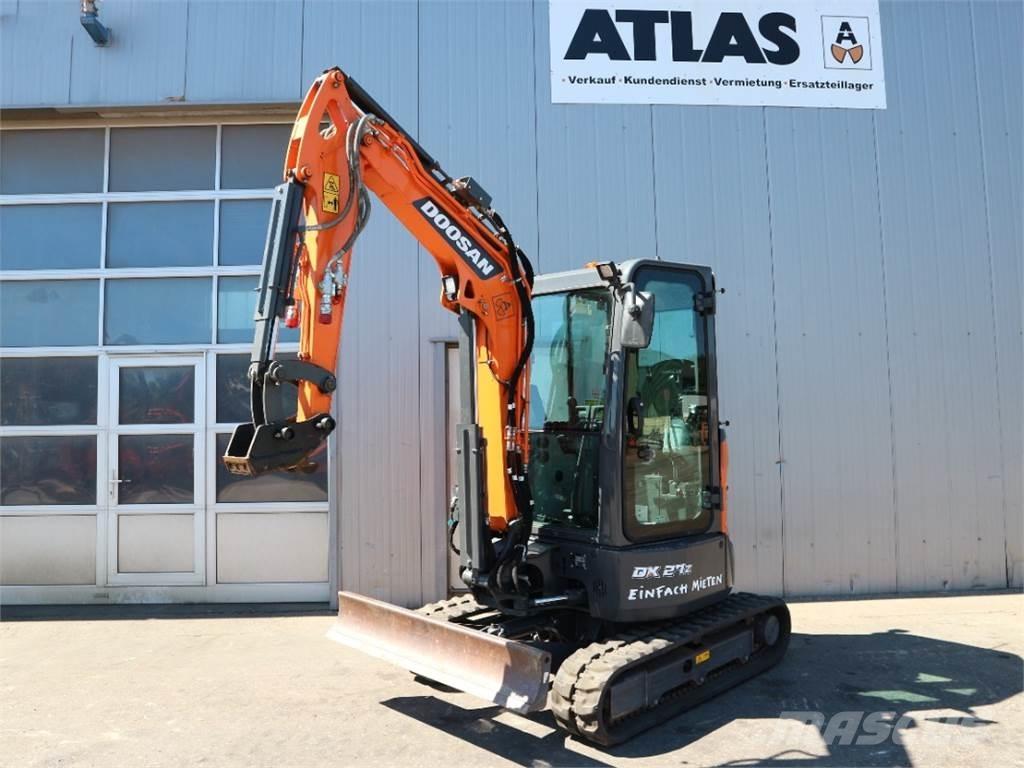 Doosan DX27Z-7 Mini ekskavatoriai < 7 t