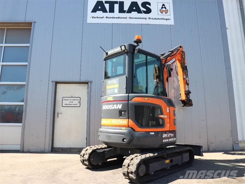 Doosan DX27Z-7 Mini ekskavatoriai < 7 t