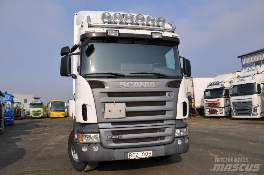 Scania R480LB6X2MNB Sunkvežimiai su dengtu kėbulu