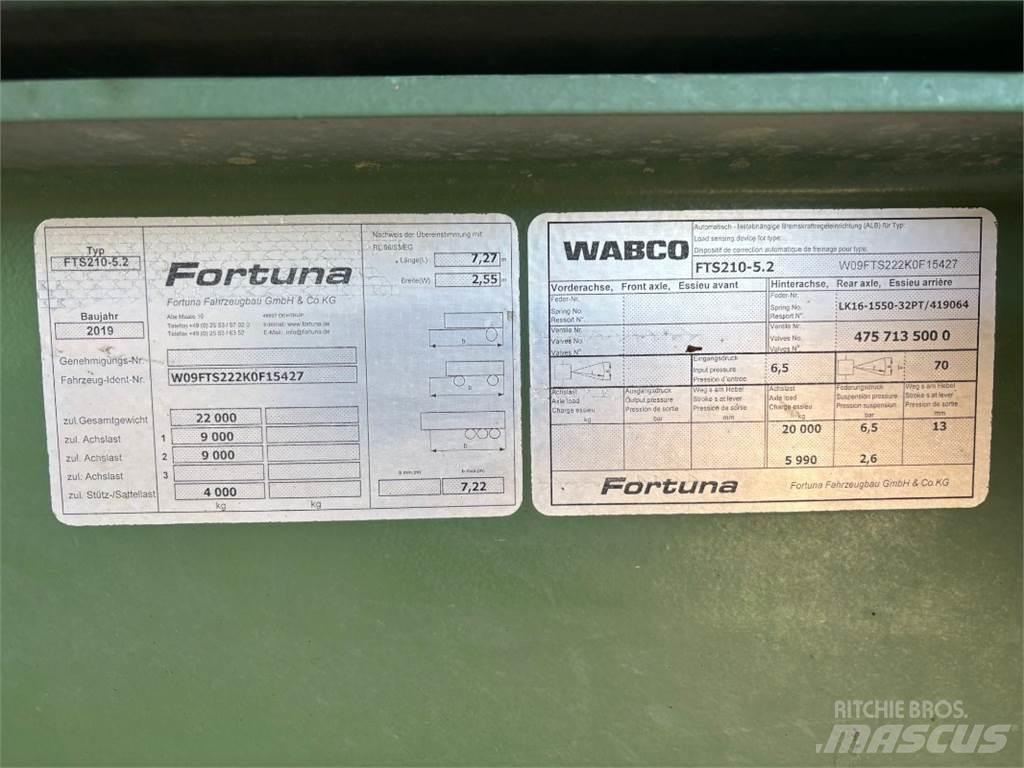 Fortuna FTS 210 Ryšulių priekabos