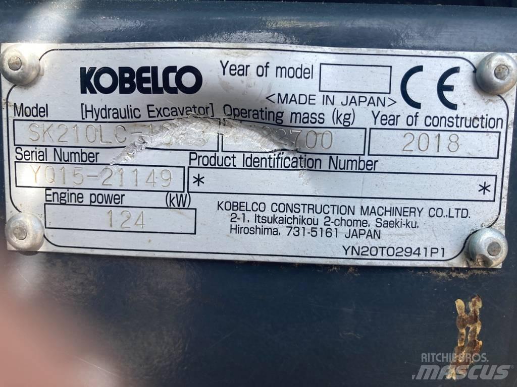 Kobelco SK 210 LC-10 Vikšriniai ekskavatoriai