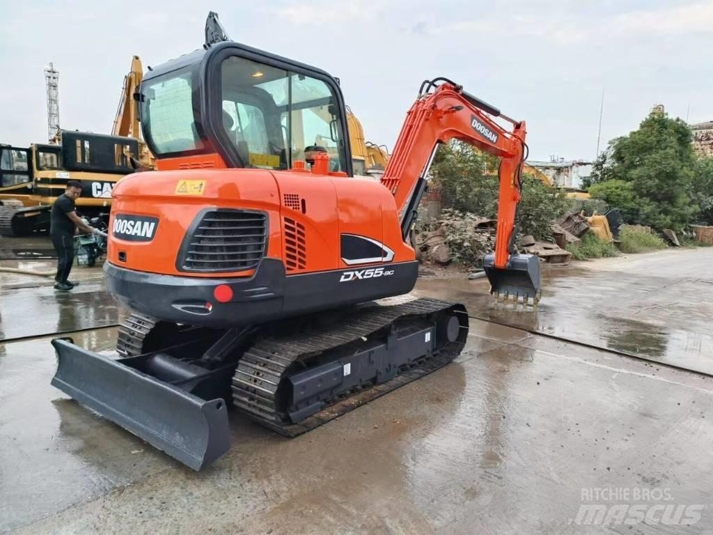 Doosan DX 55 Mini ekskavatoriai < 7 t