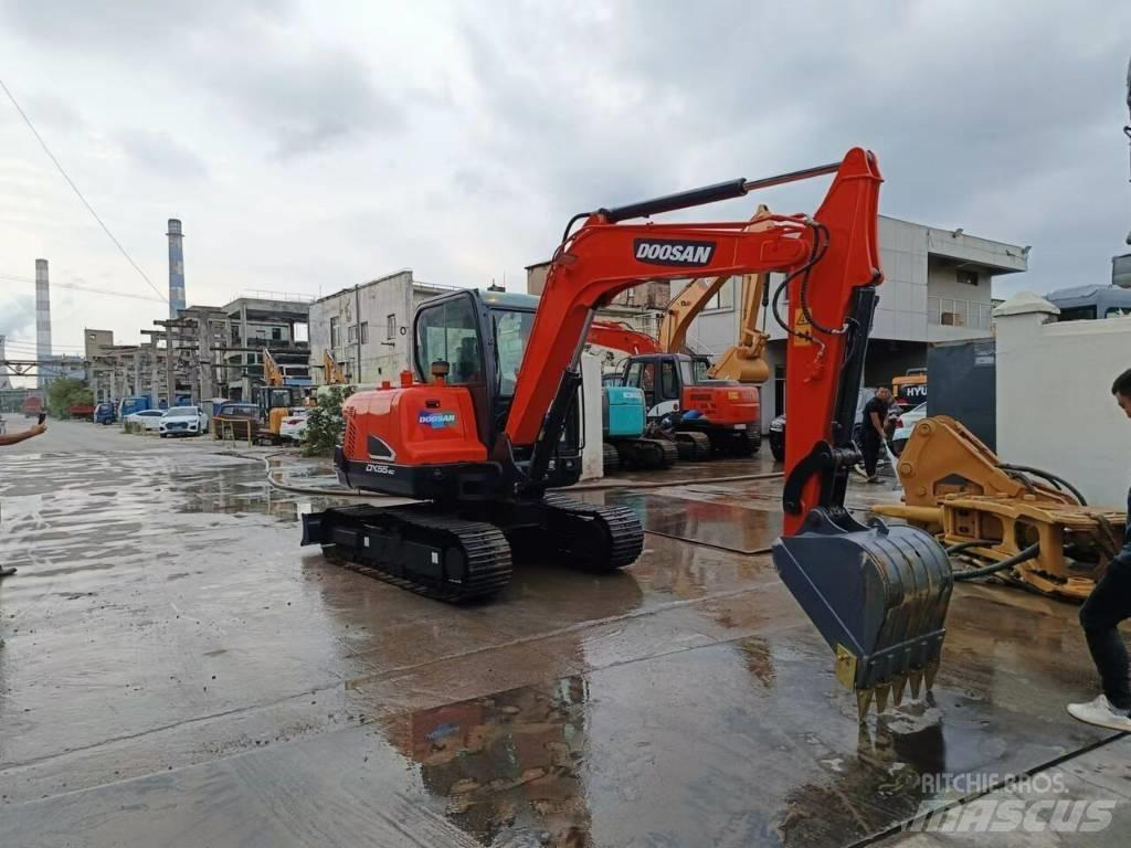 Doosan DX 55 Mini ekskavatoriai < 7 t