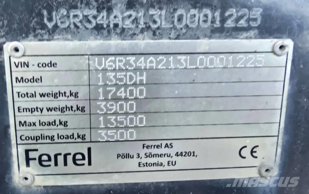Ferrel 135DH Kitos priekabos