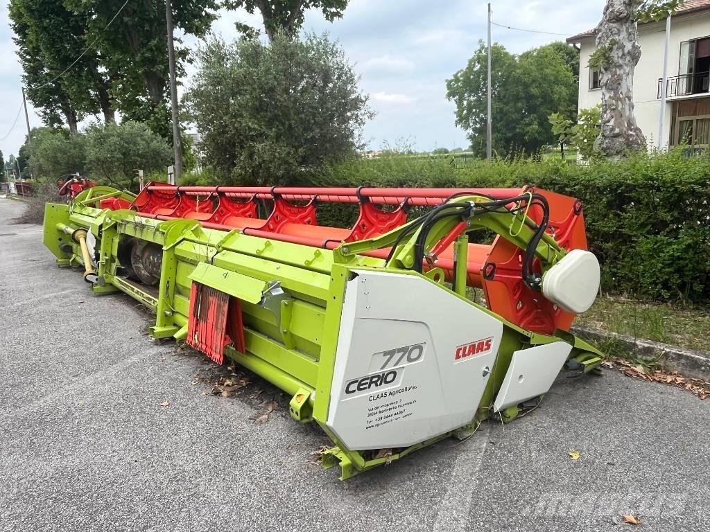 CLAAS CERIO 770 Derliaus nuėmimo kombainų galvos