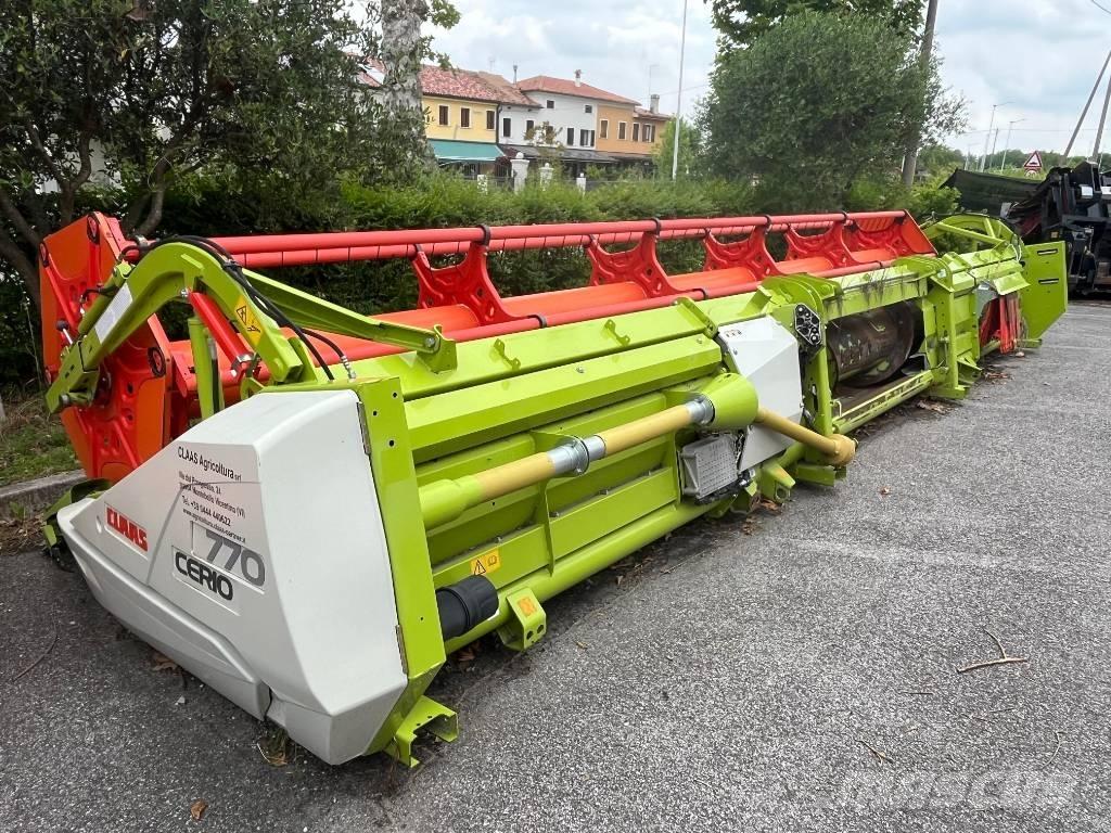 CLAAS CERIO 770 Derliaus nuėmimo kombainų galvos