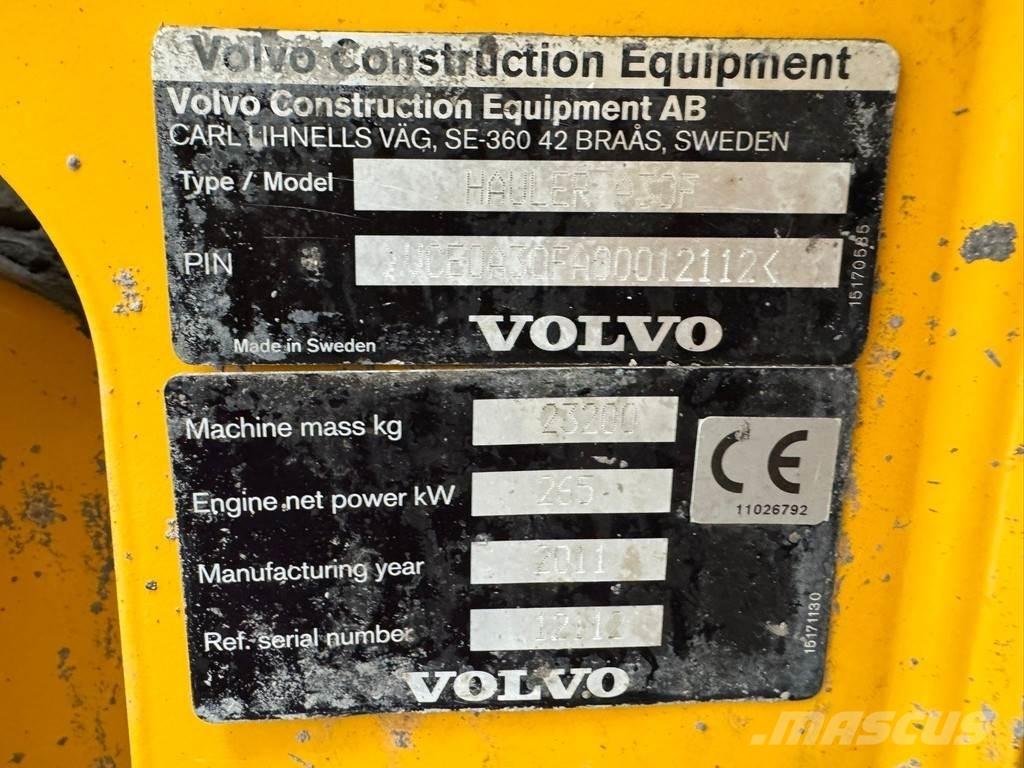 Volvo A30F Karjeriniai savivarčiai