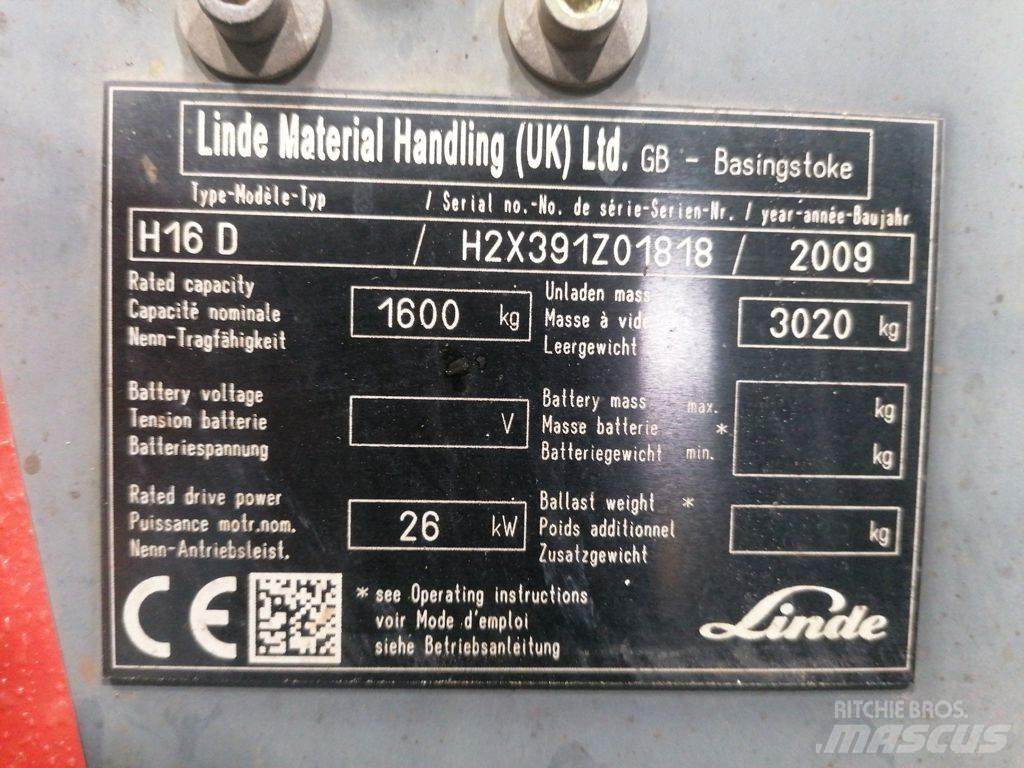 Linde H16D Dyzeliniai krautuvai