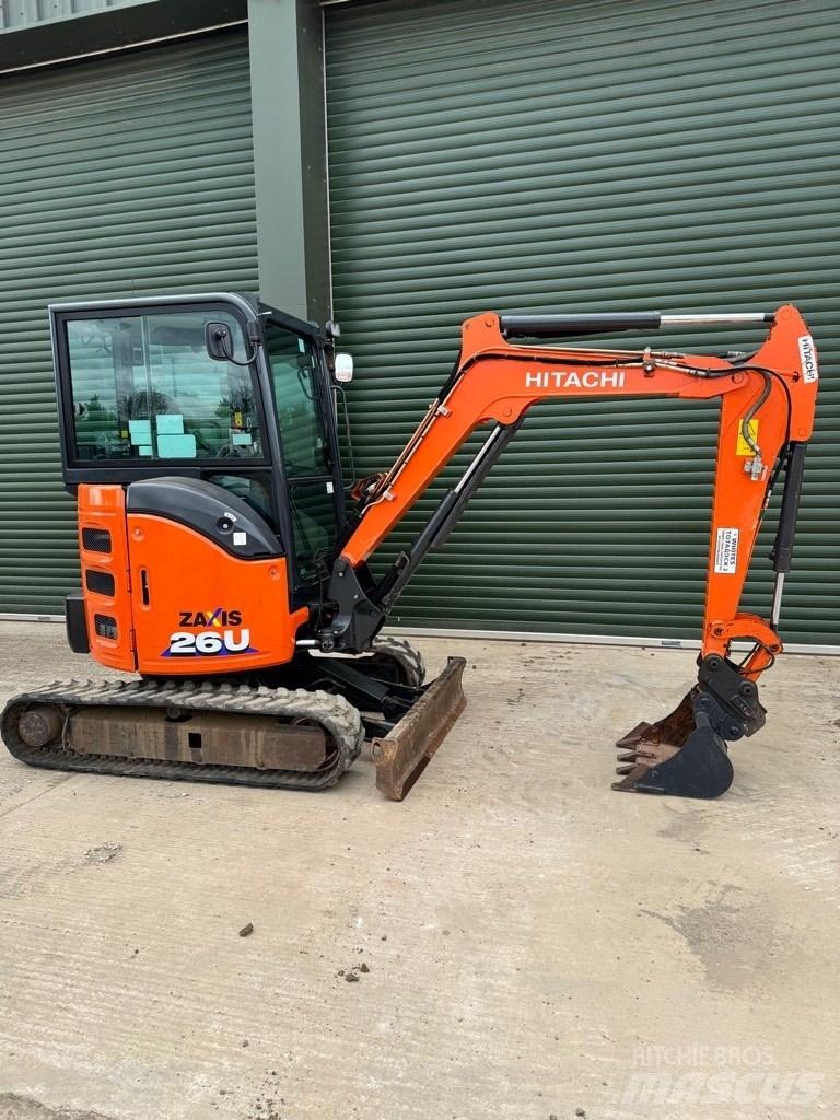 Hitachi 26U-6 CR Mini ekskavatoriai < 7 t