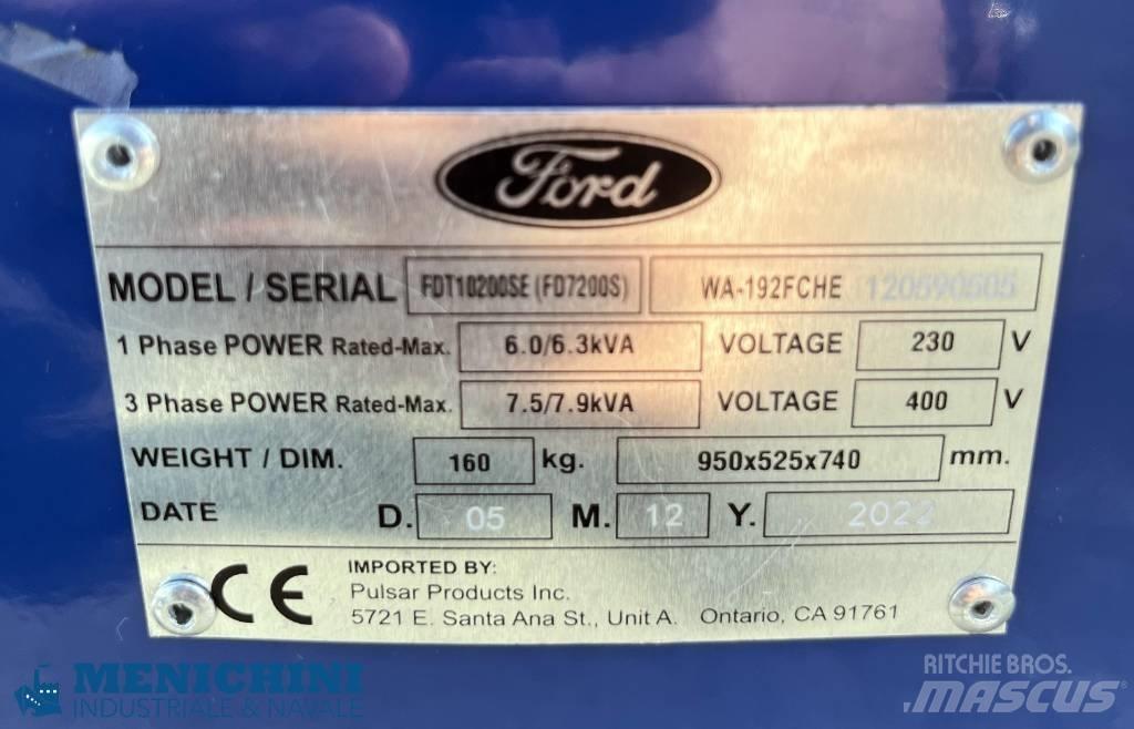 Ford FDT10200SE Dyzeliniai generatoriai