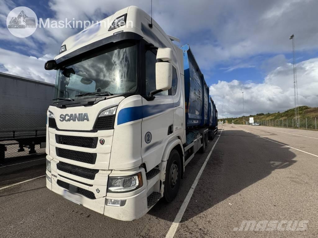 Scania R 580 EKIPAGE Sunkvežimiai su keliamuoju kabliu