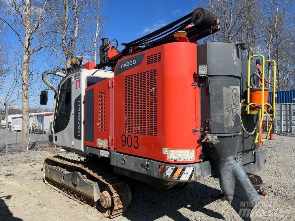 Sandvik DX800 Žemės paviršiaus gręžimo technika