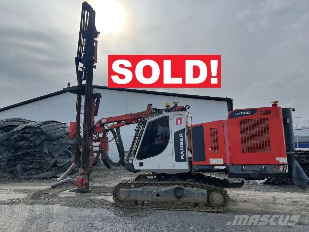 Sandvik DX800 Žemės paviršiaus gręžimo technika